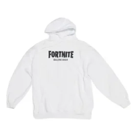 Balenciaga x FORTNITE-luvtröja, medium passform, ”White” 600583TLVO49040 Balenciaga x FORTNITE-luvtröja, medium passform, ”White” 600583TLVO49040