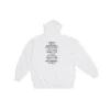 Balenciaga x FORTNITE-luvtröja, medium passform, ”White” 600583TLVO49040