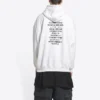 Balenciaga x FORTNITE-luvtröja, medium passform, ”White” 600583TLVO49040