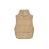Balenciaga x Gucci The Hacker Project Hacker Cocoon Puffer Gilet-väst ”Beige” 681884TLO539585