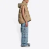 Balenciaga x Gucci The Hacker Project Hacker Cocoon Puffer Gilet-väst ”Beige” 681884TLO539585