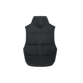 Balenciaga x Gucci The Hacker Project Hacker Cocoon Puffer Gilet-väst ”Black” 681884TLO531269