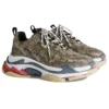 Balenciaga x Gucci Triple S-sneakers ”The Hacker Project Beige” 681066-ULZ10-9795