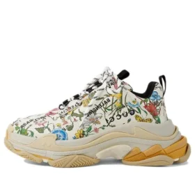 Balenciaga x Gucci Triple S-Sneakers ”The Hacker Project Floral” 681068-UL110-8461