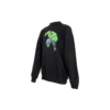 Balenciaga x Marvel bomullströja med Hulk-tryck, boxig passform och rund hals ”Svart” 671125TLV581000