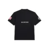 Balenciaga x NASA Crossover Space Retro kortärmad T-shirt ”Black” 651795TKVD71070
