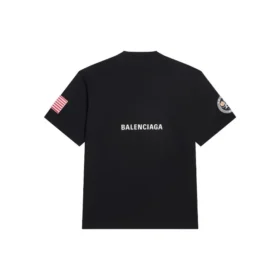 Balenciaga x NASA Crossover Space Retro kortärmad T-shirt ”Black” 651795TKVD71070 Balenciaga x NASA Crossover Space Retro kortärmad T-shirt ”Black” 651795TKVD71070