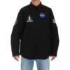 Balenciaga x NASA Space Multi-Patch-skjorta ”Black” 663076TYB181000