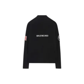 Balenciaga x NASA Space Multi-Patch-tröja ”Black” 662496TKVD71070 Balenciaga x NASA Space Multi-Patch-tröja ”Black” 662496TKVD71070