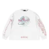 Balenciaga x Pink Martini långärmad T-shirt i oversize-modell ”Ecru” 699191TMVN99800