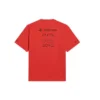 Balenciaga x PlayStation samarbetskollektion FW21 PS5 med alfabetiskt geometriskt mönster, kortärmad unisex-tröja, röd 651795TKVF36552