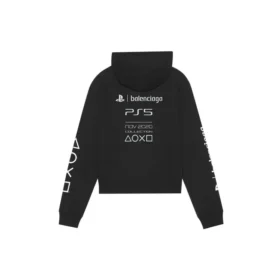 Balenciaga x PlayStation Unisex FW21 med tryck, svart 657034TKVF41070 Balenciaga x PlayStation Unisex FW21 med tryck, svart 657034TKVF41070