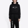 Balenciaga x PlayStation Unisex FW21 med tryck, svart 657034TKVF41070
