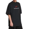 Balenciaga x Puma Oversized T-shirtar ”Black Faded” 831305TTVA61041