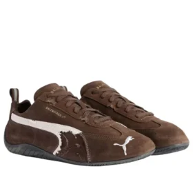 Balenciaga x Puma Speedcat Suede ”Distressed Brown White” 847146WSDSD2910