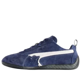 Balenciaga x Puma Speedcat Suede ”Distressed Navy White” 847146WSDSD4191