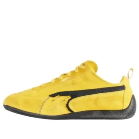 Balenciaga x Puma Speedcat Suede ”Distressed Yellow Black” 847146WSDSD7010