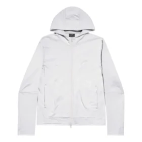 Balenciaga x Puma åtsittande träningsoveralljacka med huva ”White” 846990TTVA49060