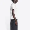 Balenciaga x RuPaul gemensamt signerad FW21 med bokstavstryck och rund krage, herr, vit 670943TLV579057