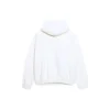 Balenciaga x THE SIMPSONS bomullströja med huva, vid passform ”White” 675003TLVG89016