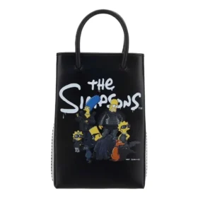 Balenciaga x The Simpsons Mini-shoppingväska ”Black” 59382623VBN1000