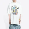 Balenciaga x THE SIMPSONS Oversized bomullströja ”White” 676589TLVG70901
