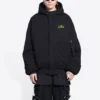 Balenciaga x The Simpsons vadderad bomber-hoodie ”Black” 657115TLVG71000