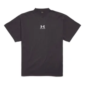 Balenciaga x Under Armour T-shirtar, oversized-passform, ”Black White”, 787349TRVB79034