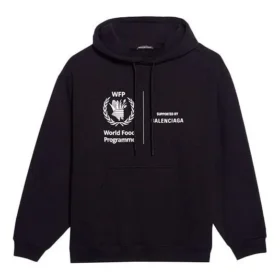 Balenciaga x WFP Crossover för män, svart 600583THV831000