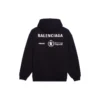 Balenciaga x WFP Crossover för män, svart 600583THV831000