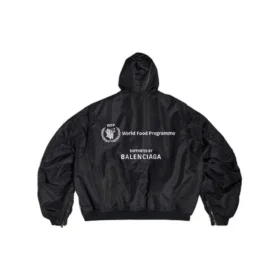 Balenciaga x WFP Light Hooded Bomber ”Black” 752178TLO251000