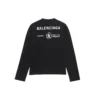 Balenciaga x WFP långärmad T-shirt, medium passform ”Black” 612967THV841000