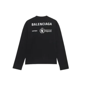 Balenciaga x WFP långärmad T-shirt, medium passform ”Black” 612967THV841000