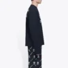 Balenciaga x WFP långärmad T-shirt, medium passform ”Black” 612967THV841000