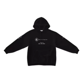 Balenciaga x WFP-luvtröja, medium passform, ”Black” 600583TMVL11070 Balenciaga x WFP-luvtröja, medium passform, ”Black” 600583TMVL11070