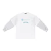 Balenciaga x WFP T-shirt med dubbla ärmar ”White” 698089TMVL29086
