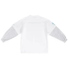 Balenciaga x WFP T-shirt med dubbla ärmar ”White” 698089TMVL29086