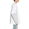Balenciaga x WFP T-shirt med dubbla ärmar ”White” 698089TMVL29086
