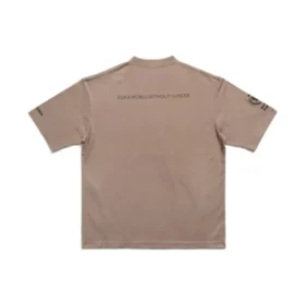 Balenciaga x WFP T-shirtar, medium passform ”Beige” 612966TMVL27761