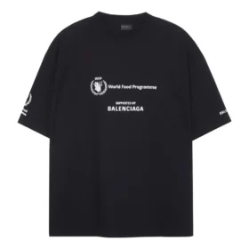 Balenciaga x WFP T-shirtar, medium passform ”Black” 612966TMVL21070
