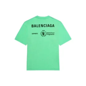 Balenciaga x WFP T-shirtar, medium passform ”Green” 612966THV844162