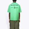 Balenciaga x WFP T-shirtar, medium passform ”Green” 612966THV844162