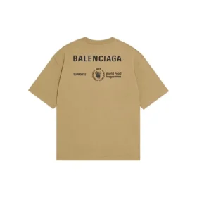 Balenciaga x WFP T-shirtar, medium passform, ”Khaki” 612966THV849605