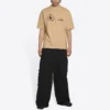 Balenciaga x WFP T-shirtar, medium passform, ”Khaki” 612966THV849605
