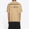 Balenciaga x WFP T-shirtar, medium passform, ”Khaki” 612966THV849605
