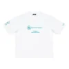Balenciaga x WFP T-shirtar, medium passform, ”White” 612966TMVL29086