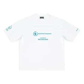 Balenciaga x WFP T-shirtar, medium passform, ”White” 612966TMVL29086 Balenciaga x WFP T-shirtar, medium passform, ”White” 612966TMVL29086