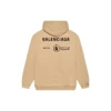 Balenciaga x World Food Programme Luvtröja i medium passform ”Beige” 600583TJVK49605