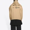 Balenciaga x World Food Programme Luvtröja i medium passform ”Beige” 600583TJVK49605