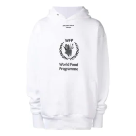Balenciaga x World Food Programme-luvtröja ”White Black” 541870TCV343307 Balenciaga x World Food Programme-luvtröja ”White Black” 541870TCV343307